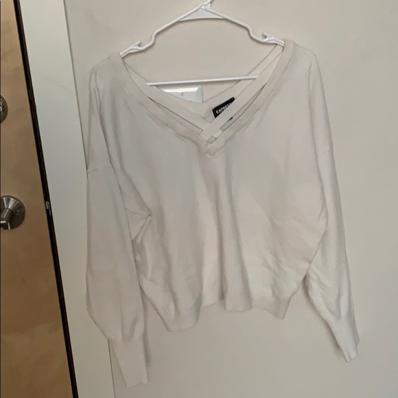 Express Sweater Longsleeve Cream - Picture 4 of 5